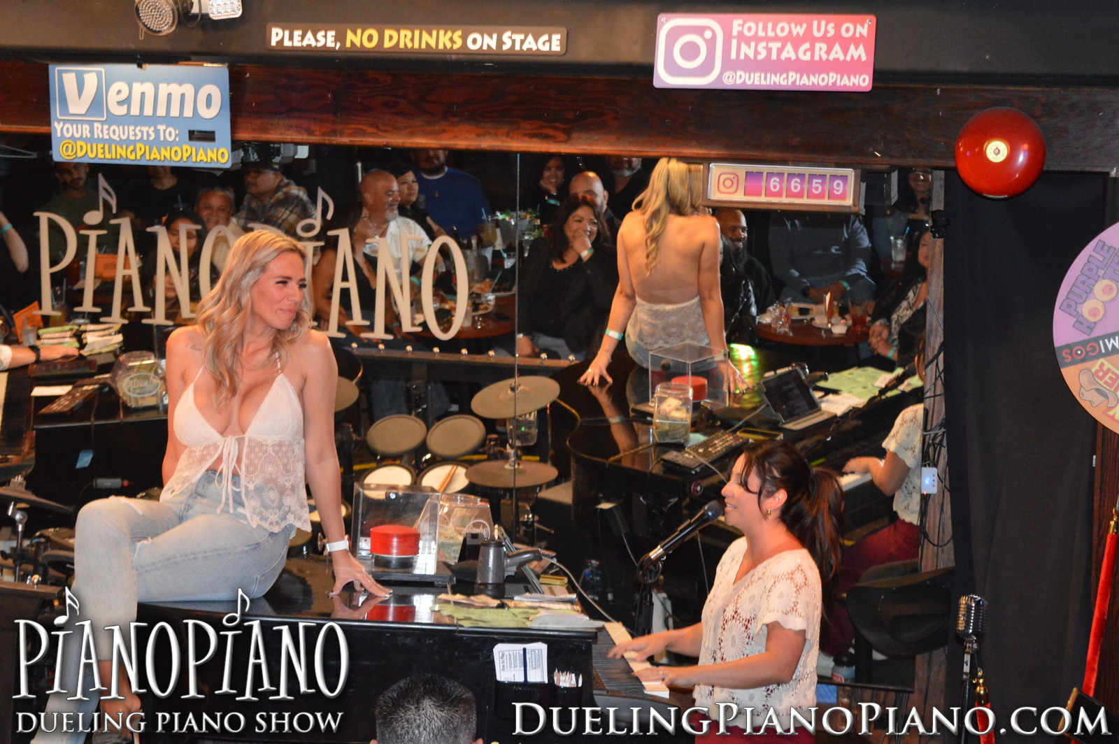 Group from Rialto celebrating at PianoPiano