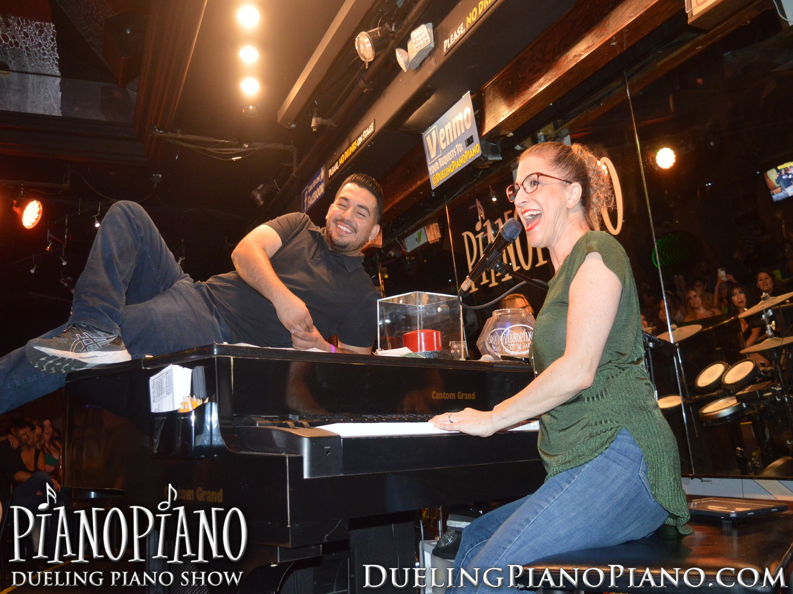 Group from Upland celebrating at PianoPiano